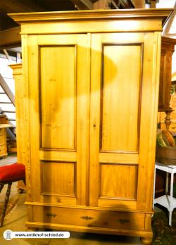 Antiker Schrank / Antiker Gründerzeit-Dielenschrank, Kiefer um 1880/90